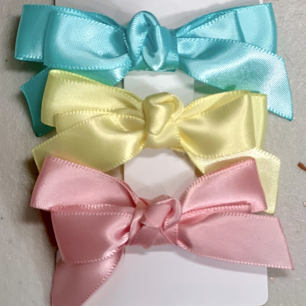 Hairbows Clips Set Hand Made NWT